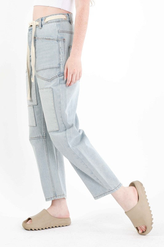 Roxy Barrel Patch Jeans
